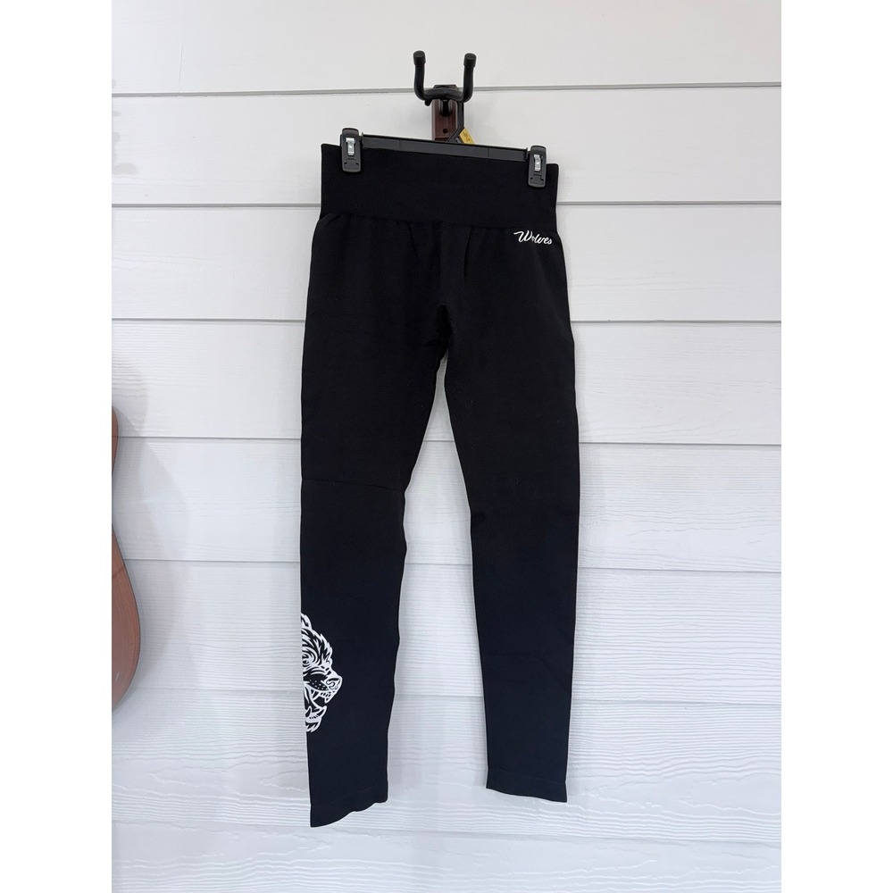 A- 82- Darc Sport She Wolves Black Seamless High Waisted Leggings Medium 419/500